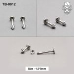 Polished Cone Spike ASTM F-136 Titanium Labret Stud