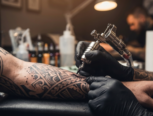 making tatto